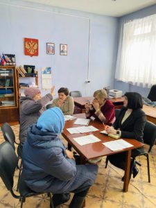 7 декабря 2023 года в здании администрации с. Запольские –Халеевичи состоялся прием граждан